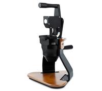 Macinacaffè Conico, Macinacaffè Manuale, Macinacaffè Elettrico Professionale, Macinino One Touch in Acciaio Inossidabile Antistatico for Espresso, Drip, French Press, Cold Brew(Black)