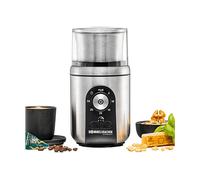 ROMMELSBACHER Macinacaffè EGK 250, 2 contenitori in acciaio inox con coltello battitore e coltello speciale, capacità 70 g, grado di macinazione selezionabile nel tempo di macinazione, anche per