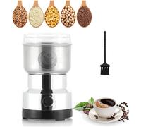 Macinacaffè elettrico 200W, mulino cereali, spezie, erbe, acciaio