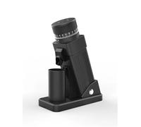 Macinacaffè elettrico 55MM Espresso Cono Macinacaffè Regolazione continua della finezza Macinacaffè for caffè freddo Nero Argento per il caffè, nota(Noir)