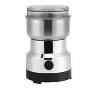 Macinacaffè Elettrico, Chicchi di Caffè in Acciaio Inossidabile Macinacereali Macinacaffè e Macinaspezie con Coltello in Acciaio Inossidabile Macina Erbe per Pesto Spezie Noci Zucchero