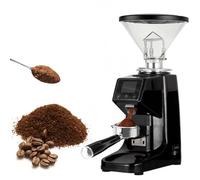 Macinacaffè elettrico con impostazioni precise, lame in acciaio inox, ciotola rimovibile per chicchi freschi, ideale per uso domestico e commerciale