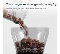 Macinacaffè Elettrico HiBREW G3 210 g 31 livelli Inox