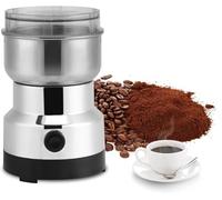 Macinacaffè Elettrico in Acciaio Inossidabile, Macina Multi-uso per Caffè, Cereali, Semi di Lino, Noci, Pepe, Spezie, 220V-240V
