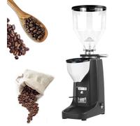Macinacaffè elettrico, macchina per caffè espresso da 60 mm con 19 impostazioni precise, pannello di controllo a LED, frullatore in acciaio inossidabile per French Press, Drip, Cold Brew(Black)