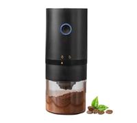 Macinacaffè Elettrico,Macina Caffe Portatile con Spazzola Pulita e Cavo Dati per Tritare Chicchi Caffè Semi e Spezie