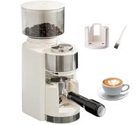 Macinacaffè Elettrico, Macinacaffè per Chicchi di caffè da 150 W con 25 Impostazioni di Macinatura Conica Precise, Macinacaffè per Espresso Compatto e Potente per Espresso, Drip, pour Over, Cold Brew