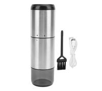 Macinacaffè Elettrico, Macinacaffè Portatile Acciaio Inossidabile Senza Fili 185x55mm 20W 1600 Giri/Min 60 Marce Macinacaffè Regolabile Per Ufficio Casa Campeggio Viaggi