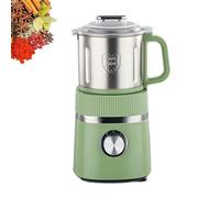 Macinacaffè elettrico, mulino a secco umido in acciaio inossidabile da 500 W, macinacaffè for spezie con capacità 800G for cereali alle erbe, riso, mais(Green)