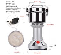 Macinacaffè elettrico per cereali da 700 g, ad alta velocità e lunga durata Y1