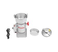 Macinacaffè Elettrico, Polverizzatore ad Alta velocità in Acciaio Inossidabile 304, Mulino per Farina di Erbe e Spezie Secche 800g 1000g 1500g 2500g Capacità per Macinare Chicchi di Mais 800g