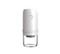 Macinacaffè elettrico regolabile esterno a 40 marce - Nuovo macinacaffè portatile ricaricabile for uso domestico(White)