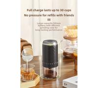 Macinacaffè Elettrico Ricaricabile Portatile con Cambio Esterno Preciso
