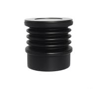 Macinacaffè in silicone adattatore monodose con coperchio in legno, imbuto per pulizia espresso WPM e modelli compatibili per casa e barista (nero)