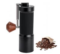 Macinacaffè manuale a 7 stelle, macchina portatile per macinare i chicchi di caffè con granulosità regolabile, macinatura precisa con macine in acciaio inossidabile, per uso domestico, in ufficio