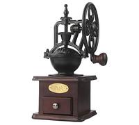 Macinacaffè manuale Antico macinacaffè in ghisa con impostazioni di macinatura e cassetto di presa