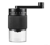 Macinacaffè manuale con 35 impostazioni regolabili, macina conica a mano per espresso da premere, macinacaffè portatile nero con ergonomia (nero)