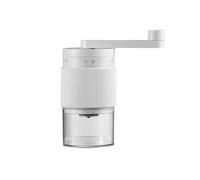 Macinacaffè manuale con macinacaffè esterno regolabile a 35 marce, in ceramica for uso domestico(White)