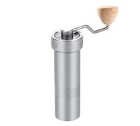 Macinacaffè manuale con macine in acciaio inox, utensili da cucina, macinacaffè regolabile for chicchi di caffè, mini macinazione(Silver epro)