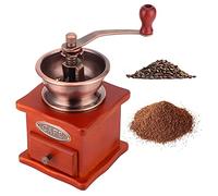 Macinacaffè Manuale con Manico in Legno Mini Macinacaffè a Manovella Per Cucina Domestica Smerigliatrice Manuale in Legno Stile Vintage Smerigliatrice Manuale Per Caffè