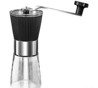 Macinacaffè manuale in acciaio inox regolabile per caffè espresso per French Press Pour Over caffettiera a goccia, 17 x 6,5 x 17 cm (Low-key Trolling)