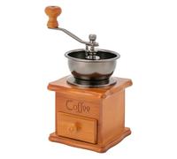 Macinacaffè manuale, macinacaffè in legno, macinino per chicchi di caffè, tre impostazioni di macinazione, adatto per macinare il caffè a casa e come pezzo decorativo