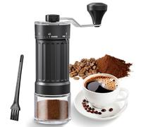 Macinacaffè manuale, macinacaffè manuale portatile con capacità di 30 g, 40 impostazioni regolabili, macina conica con manico ergonomico per espresso, Pour Over e altro ancora