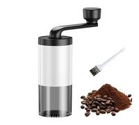 Macinacaffè Manuale,Macinino Caffè Portatile,Macinino Caffè a Mano Macine in Ceramica,Macinacaffè Portatile Piccolo con Pennello,Per Viaggio, Campeggio, Ufficio, Espresso, Pour Over
