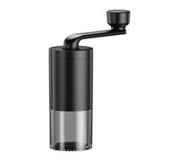 Macinacaffè manuale professionale regolabile per casa e ufficio, macina fagioli manuale compatto con tazza lavabile per caffè espresso nero