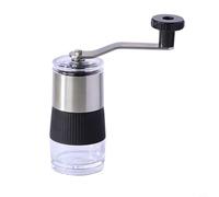 Macinacaffè manuale regolabile in acciaio inossidabile, design leggero per campeggio e attività all'aperto (argento)