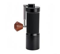 Macinacaffè manuale regolabile, macina caffè portatile in acciaio inox, macinatura precisa per dimensioni uniformi delle particelle (nero)