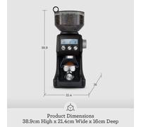 Macinacaffè per espresso da casa Sage the Smart Grinder™ Pro SCG820BTR - Nero/Argento
