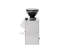 La Pavoni New Kube Mill, Macinacaffè LPGKBS02EU, Tramoggia da 150 g e Macine Piatte da 50 mm, Manopola Easy Setting, Sistema Anti-Vibrazione, 310 W, Cromo Lucido