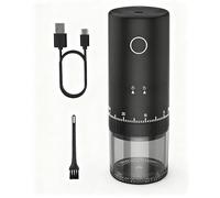 Macinacaffè portatile alimentato a batteria con 38 impostazioni regolabili, macinacaffè ricaricabile senza fili silenziosa per viaggi, campeggio, espresso, versamento, ecc