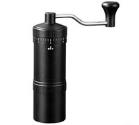 Macinacaffè portatile, macinacaffè manuale, con meccanismo a doppio cuscinetto, per campeggio, escursionismo, viaggi, picnic (nero2)