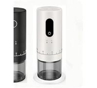 Macinacaffè ricaricabile con display a LED aggiornato, macinatura 1,7 volte più veloce con 38 impostazioni esterne regolabili e sbavature in ceramica, portatile per viaggi, campeggio, ecc.