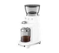 MACINACAFFÈ SMEG CGF03WHEU - Macinino in plastica e acciaio inox - Capacità 240g