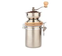 Macinacaffè tradizionale in acciaio inox La Cafetière, argento