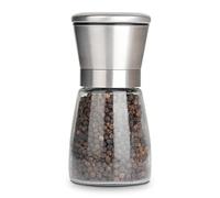 Macinacepe ricaricabile,Premium acciaio inox & vetro sale e pepe, tritacapepe macina peperoncino-1 pezzo