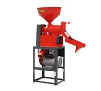 Macinacereali Elettrico Macchina For La Macinazione Automatica Del Riso, Piccola Lucidatrice For Con Motore A Benzina Macinatura Rapida Uniforme