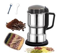 Macinacereali, mulino per cereali da 300 W, 25000 giri/min, macinacaffè elettrico, lama in acciaio inossidabile, capacità 250 g, polverizzatore domestico compatto per erbe aromatiche, mais, pepe