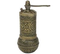 Macinapepe 4,3"" macina sale spezie semi vecchio ottone colore turco ottomano...
