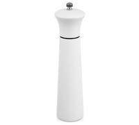 Macinapepe e sale in legno bianco, 21,5 cm