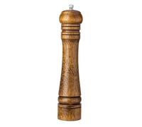 Macinapepe in Legno Macinasale Macinapepe Manuale Regolabile in Grossezza Ricaricabile Macinino per Grani di Pepe in Legno per Cucina Cottura Tavolo Strumenti per Condimento 25,4 cm 20,3 cm 12,7 cm (L