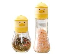 Macinapepe - PP e | Macinino per anatra gialla al pepe e sale marino | Shaker per peperoni per cucinare in cucina, conservare le spezie, usare la tavola e pranzare a casa tutti i giorni