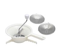 Macinapomodoro Per Salsa - Macinino Multifunzione In Acciaio Inossidabile | Passapomodoro Rotante | Macinino Con 3 Dischi Intercambiabili, Passaverdure Per Succhi Di, Succhi Di Mele, Zuppe Di