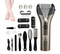 Macinatore elettrico per piedi dissolvenze elettrico - a piede per levigatrice a piedi, cura professionale dei piedi, solvente per calli impermeabile, kit per pedicure ricaricabile p