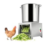Macinatore Multifunzionale Per Verdure, Tritatore Elettrico Commerciale, Grande Diametro Bocchetto Alimentazione 30 Cm, 150-300 Catties/Ora Per Agricoltura, Pascolo Del Bestiame(1200w)