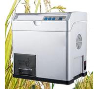Macinatrice automatica per riso da 500 W, smerigliatrice per pelapatate per riso integrale chiaro, riso germinato, manopola di regolazione per lucidatura del riso, pelapatate da 30 kg/h