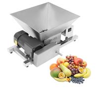 Macinatrice elettrica per frutta, frantoio commerciale da 60 W con capacità in acciaio inossidabile da 4 litri per cucina, ristorante, bar, uso domestico